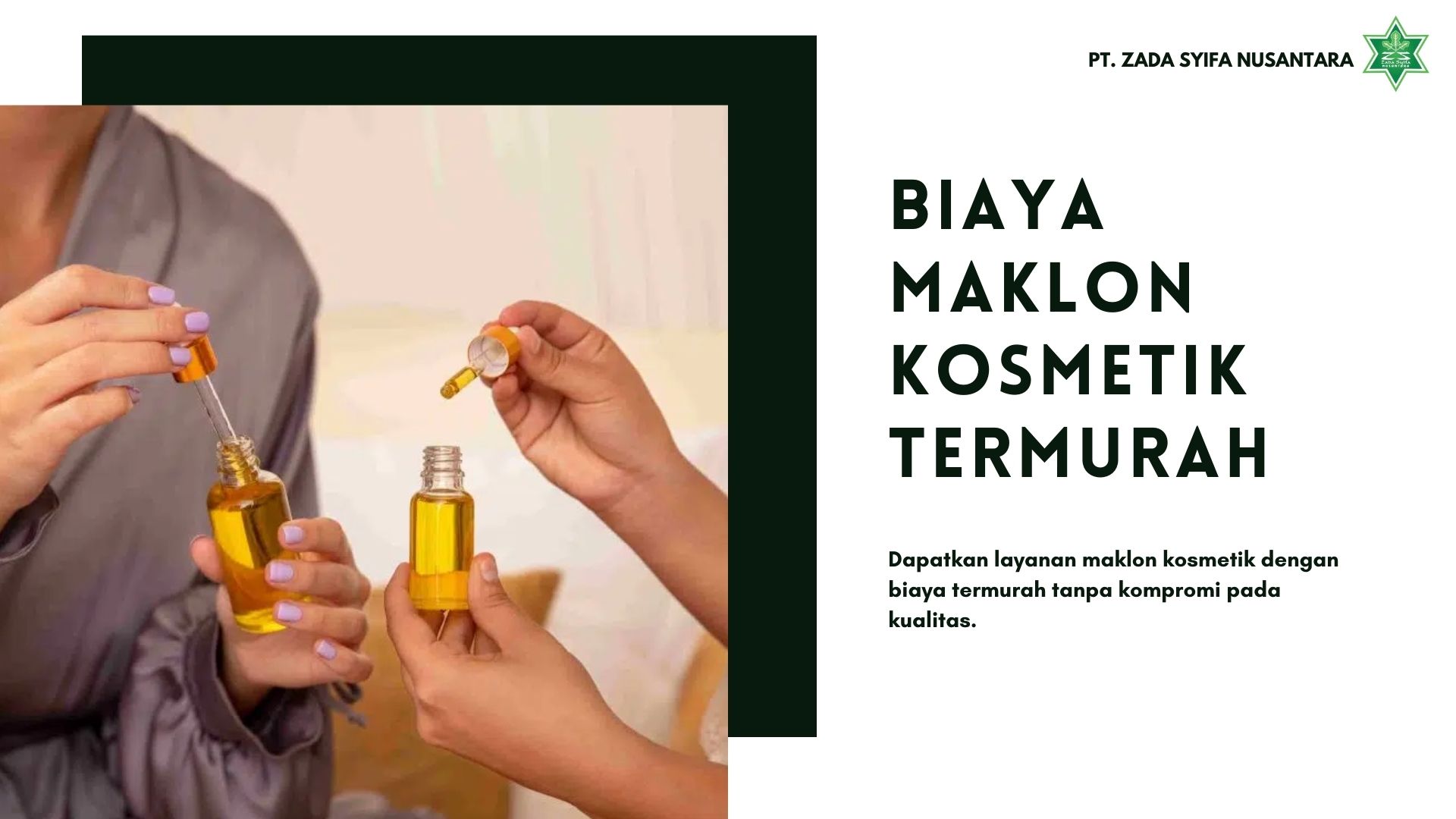 Biaya Maklon Kosmetik Termurah