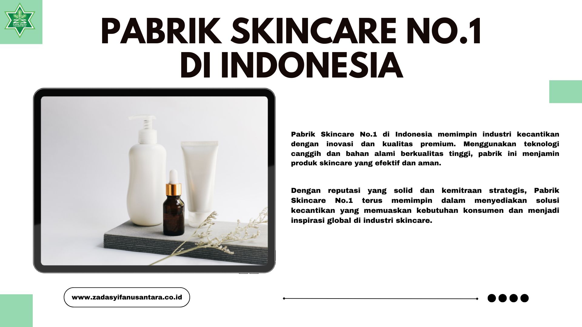 Pabrik Skincare No.1 Di Indonesia